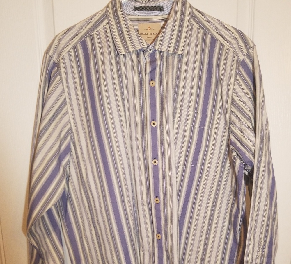 TOMMY BAHAMA MENS LONG SLEEVE SIZE L